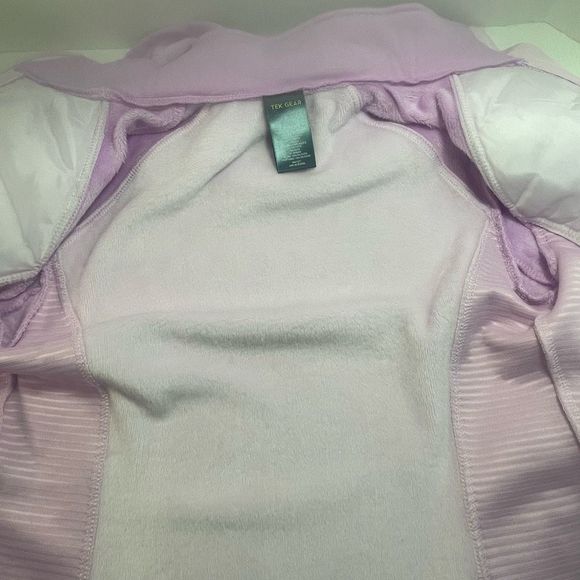 Tek Gear lavender fleece zip up hoodie jacket size xs BNWT - Picture 8 of 10
